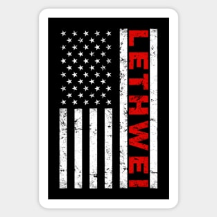 American Lethwei Warrior flag Sticker